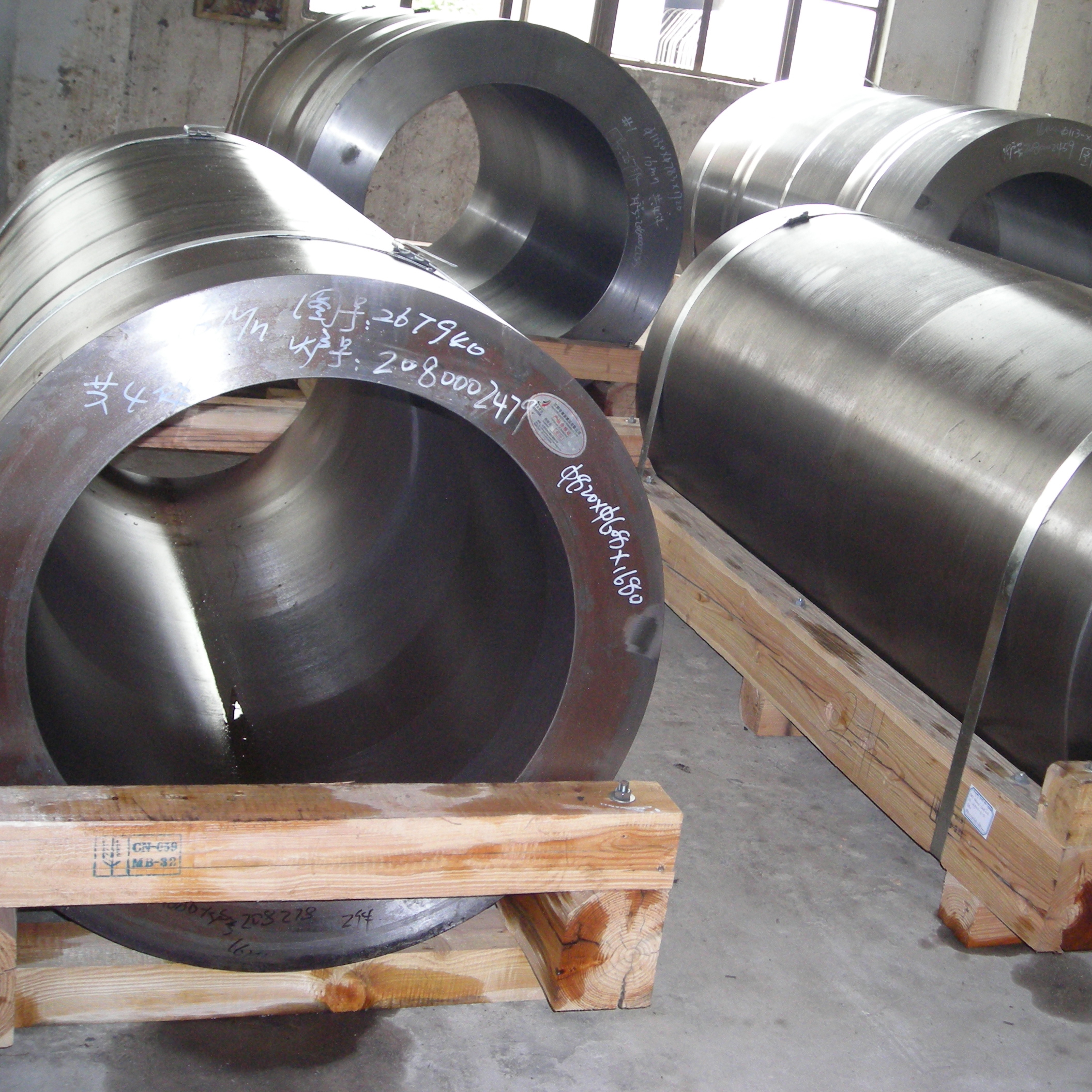 30CrMnSiA High Strength Alloy Steel Forged Pipe Hydro-Cylinder Forgings